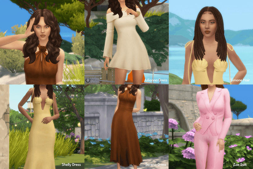 Галерея мода Коллекция одежды The Spring in Santorini #1